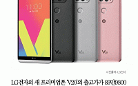 [카드뉴스] LG V20 출고가 89만9800원…제휴카드 결제 시 46만 원 할인