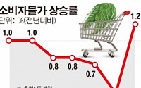 ‘신선식품 급등’ 소비자물가 5개월 만에 1%대 상승