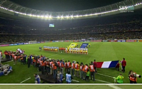 [월드컵] 프랑스 VS 우루과이, 0대0 무승부로 경기 종료