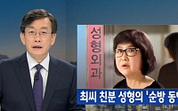 '뉴스룸' 최순실 씨 모녀 성형외과 특혜 의혹 제기 '병원제작 화장품 청와대+유명 면세점으로'