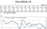위기의 북한, 2009년 마이너스 0.9% 성장