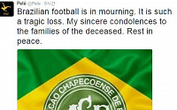 브라질 축구팀 샤페코엔시 전세기 추락 사고 '71명 사망'…축구스타들 애도 물결도 이어져