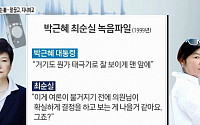 채널A, 박근혜·최순실 대화 녹음 파일 공개…&quot;최순실 CEO-박근혜 직원 같다&quot;