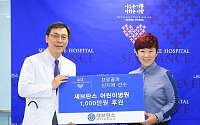 JLPGA상금랭킹 2위 신지애, 연세 세브란스 어린이 병원 1000만원 기부