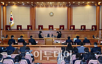 [포토] 대리인 출석 확인하는 박한철 헌법재판소장