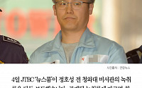 [클립뉴스] JTBC ‘뉴스룸’, 정호성 녹취록 공개…최순실 ‘국정원 댓글’ 담화 내용까지 관여