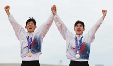 아시안게임 첫날, 韓 금메달 3개⋯메달 순위 3위