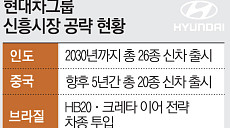 "북미·유럽 넘어 亞·남미로" 현대차·기아 글로벌 축 재편