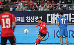 손흥민 새 역사·오세훈 쐐기골⋯모레노호, 우즈벡 2-0 제압