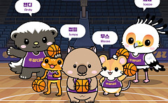 WKBL, 신규 캐릭터 ‘우크블즈’ 공개⋯팬 접점 확대