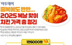 중복에도 반반…2025 복날 맞이, 치킨 가격 총정리 [그래픽 스토리]