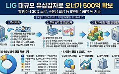 [단독] LIG그룹 오너가, 목돈 필요했나…LIG 유상감자로 500억 현금화
