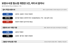 보완수사권 개편안 윤곽...검사 직접수사 '폐지 3 vs 예외 1 vs 유지 1' [숫자로 본 보완수사권③]