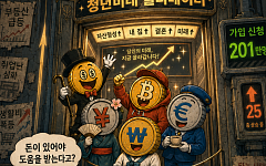 [AI 코인패밀리 만평] 청년미래의 탑승조건