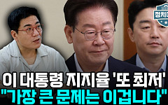 이 대통령 지지율 '역대 최저 위기⋯"부동산 정책 효과 없다" [정치대학]