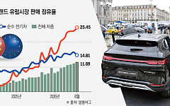중국車 점유율 급등⋯관세 장벽 쌓아올리는 유럽