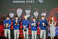 삼성전자, 중국 청두서 T1 선수단과 '오디세이 체험' 행사 개최
