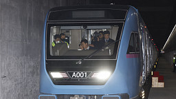 동탄역에 도착한 GTX-A 열차