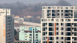 주변 아파트 보다 높게 지어진 '김포고촌양우내안애'