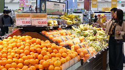 오렌지·바나나, '무관세'에도 작년보다 비싸