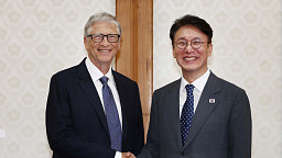빌게이츠 이사장과 오찬회담 가진 김민석 국무총리