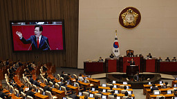 송언석 국민의힘 원내대표, 교섭단체 대표 연설