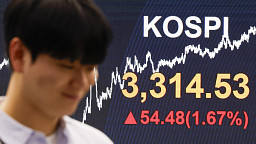 코스피, 연고점 경신 후 3310선으로 상승 마감