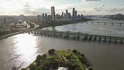 아쉬움 속 저무는 '노을 명소' 노들섬