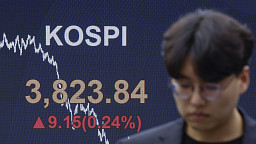 코스피, 5거래일 연속 사상 최고치 기록... 3823.84에 마감