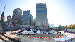 녹지 품은 '혁신 업무지구'로 태어날 서소문빌딩 재개발현장