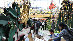 코엑스 별마당 도서관에 펼쳐진 크리스마스