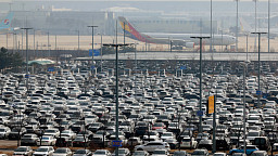 설 연휴, 인천공항 주차장 만차