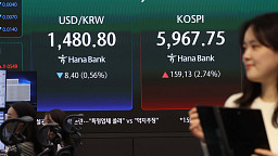 미-이란 협상 기대감...코스피 장중 한때 6000선 재돌파