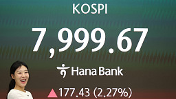코스피 지수, 사상 첫 7900선 돌파