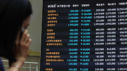 '파랗게 질린 코스피'