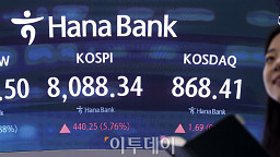 8000선 회복한 코스피, 매수 사이드카 발동