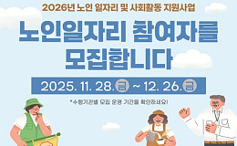 복지부, 내년 노인일자리 115만 개 모집… 역대 최대 규모