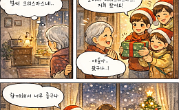 [만화로 보는 시니어 뉴스] 독거 노인 300만 시대, 함께 웃는 크리스마스를 바라며