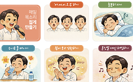 성우가 말하는 목소리 관리법