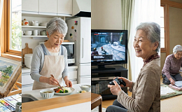 조용한 일상 콘텐츠로 활약하는 일본 시니어 유튜버들