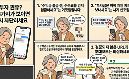 [만화로 보는 시니어 뉴스] 노후 자산 지키는 투자 사기 예방 3가지