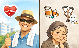 노인 건강 인식도 양극화, 상·하위 20% 격차 확대