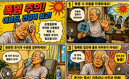[만화로 보는 시니어 뉴스] 작년보다 덥다…고령층 온열질환 주의보