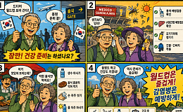 [만화로 보는 시니어 뉴스] 월드컵 현지 응원과 함께 건강 챙기세요