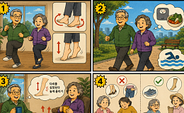 [만화로 보는 시니어 뉴스] 하지정맥류 예방·관리법