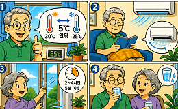 [만화로 보는 시니어 뉴스] 냉방병 예방 수칙 꼭 지키세요