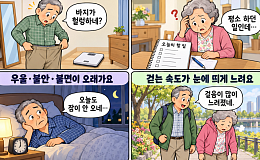 [만화로 보는 시니어 뉴스] 자주 넘어진다면 나이 탓으로 넘기지 마세요