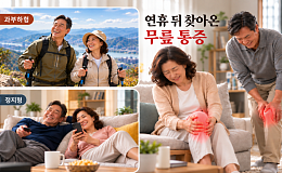 종일 쉬어도 연휴 뒤 무릎이 아픈 이유