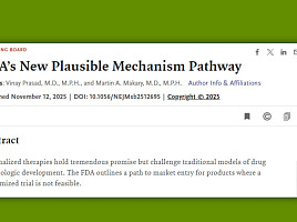 FDA, 개인맞춤형 유전자편집 '승인 가속화' 경로 제시