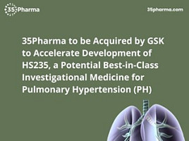 GSK, 35파마 9.5억弗 인수.."액티빈 저해제 확보"